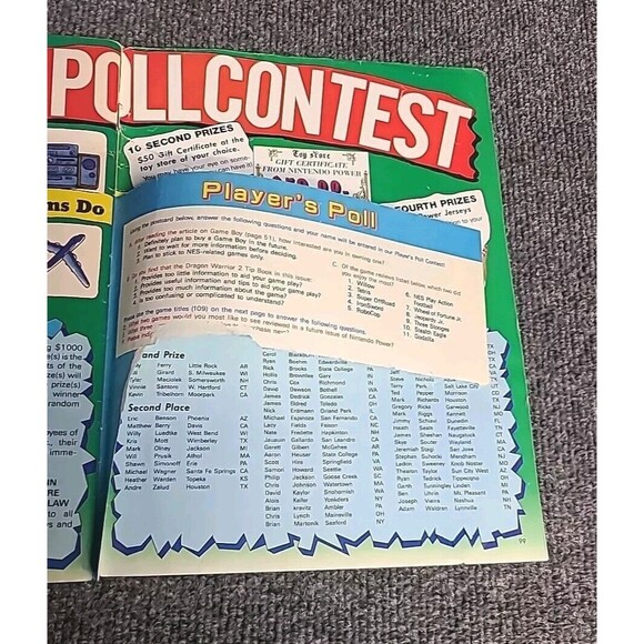 Vintage Video Game Magazine: Nintendo Power / Nov/Dec 1989 / Tetris - Picture 8 of 8